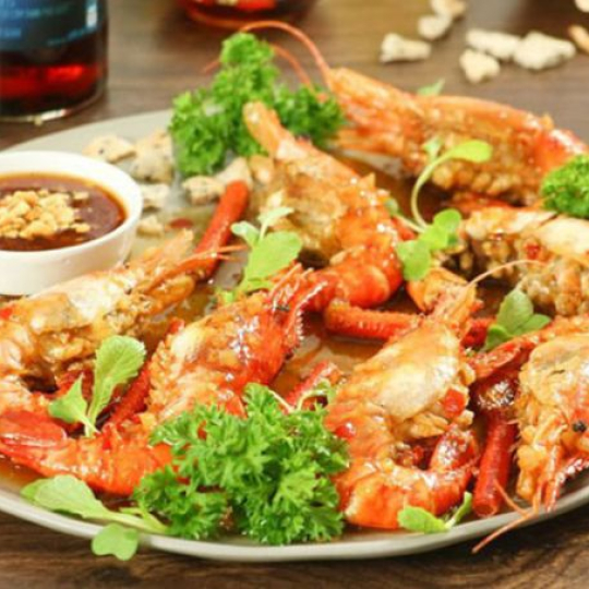 Tôm chiên bơ tỏi