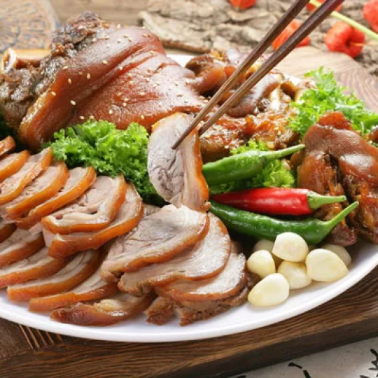 Giò heo muối chiên giòn