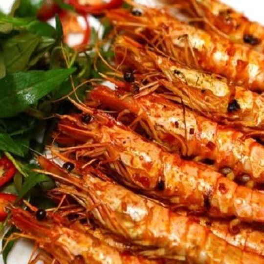 Tôm nướng muối ớt